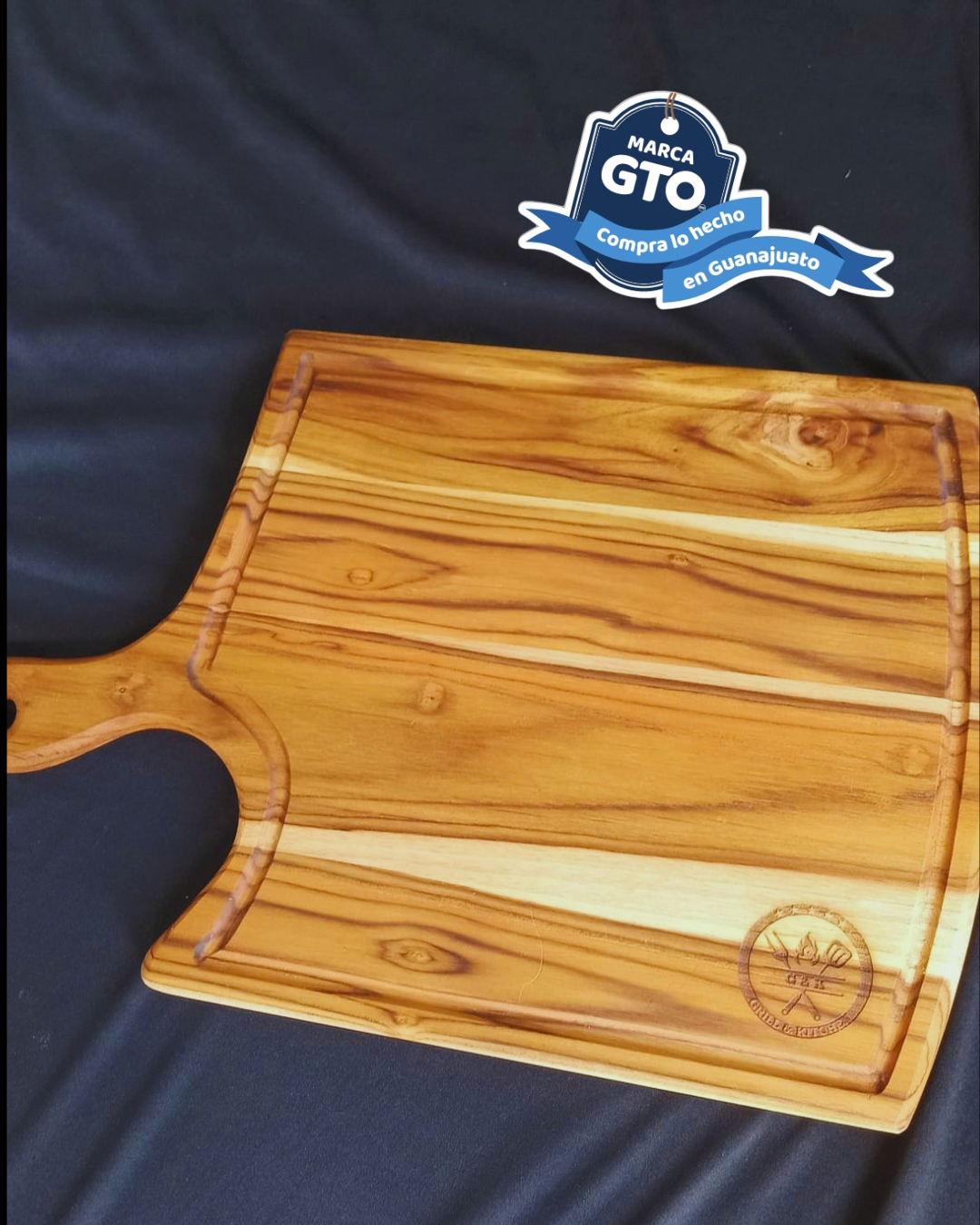 Tabla en madera de Teca para presentación de Cortes de Carne - Imagen 5