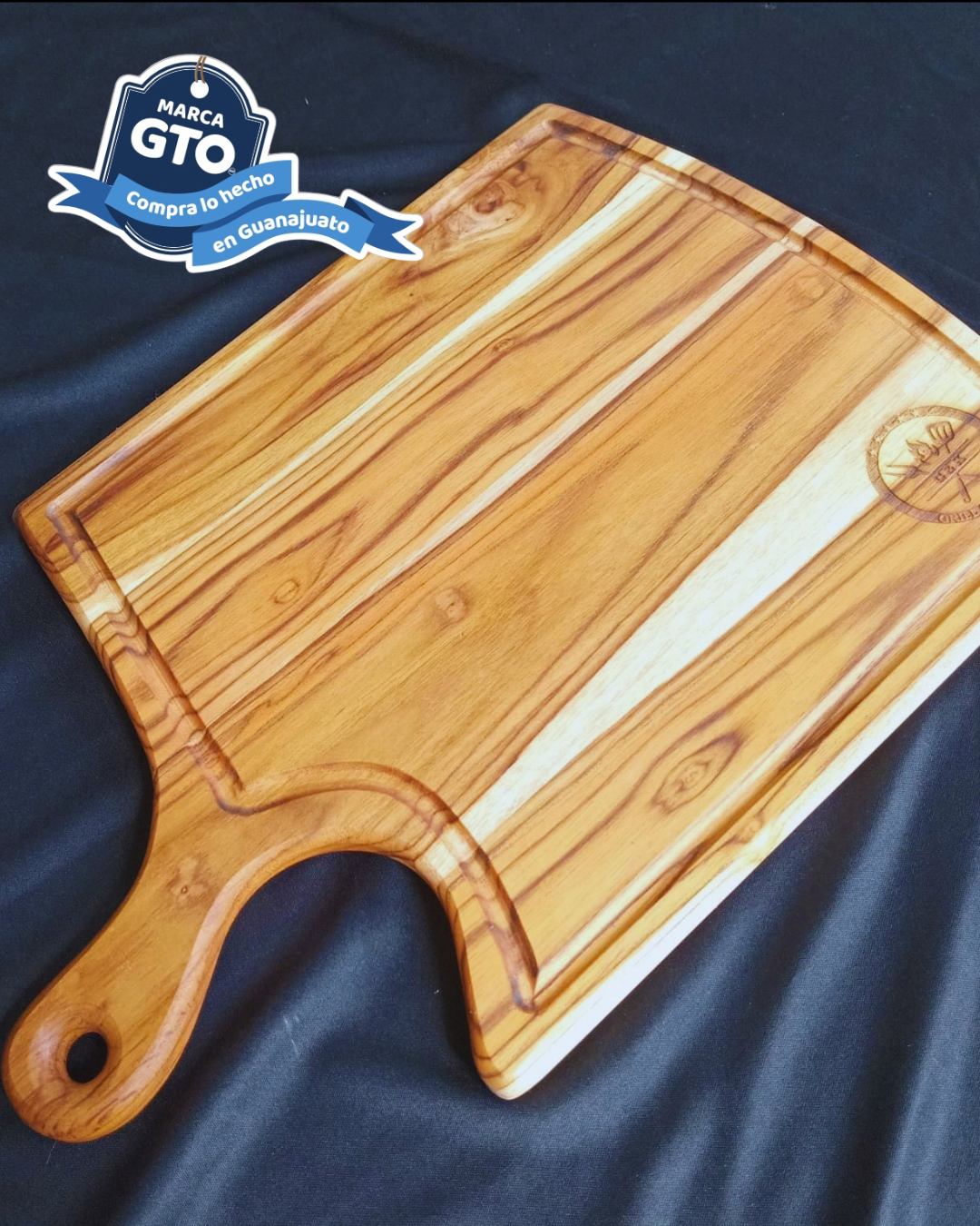 Tabla en madera de Teca para presentación de Cortes de Carne - Imagen 3