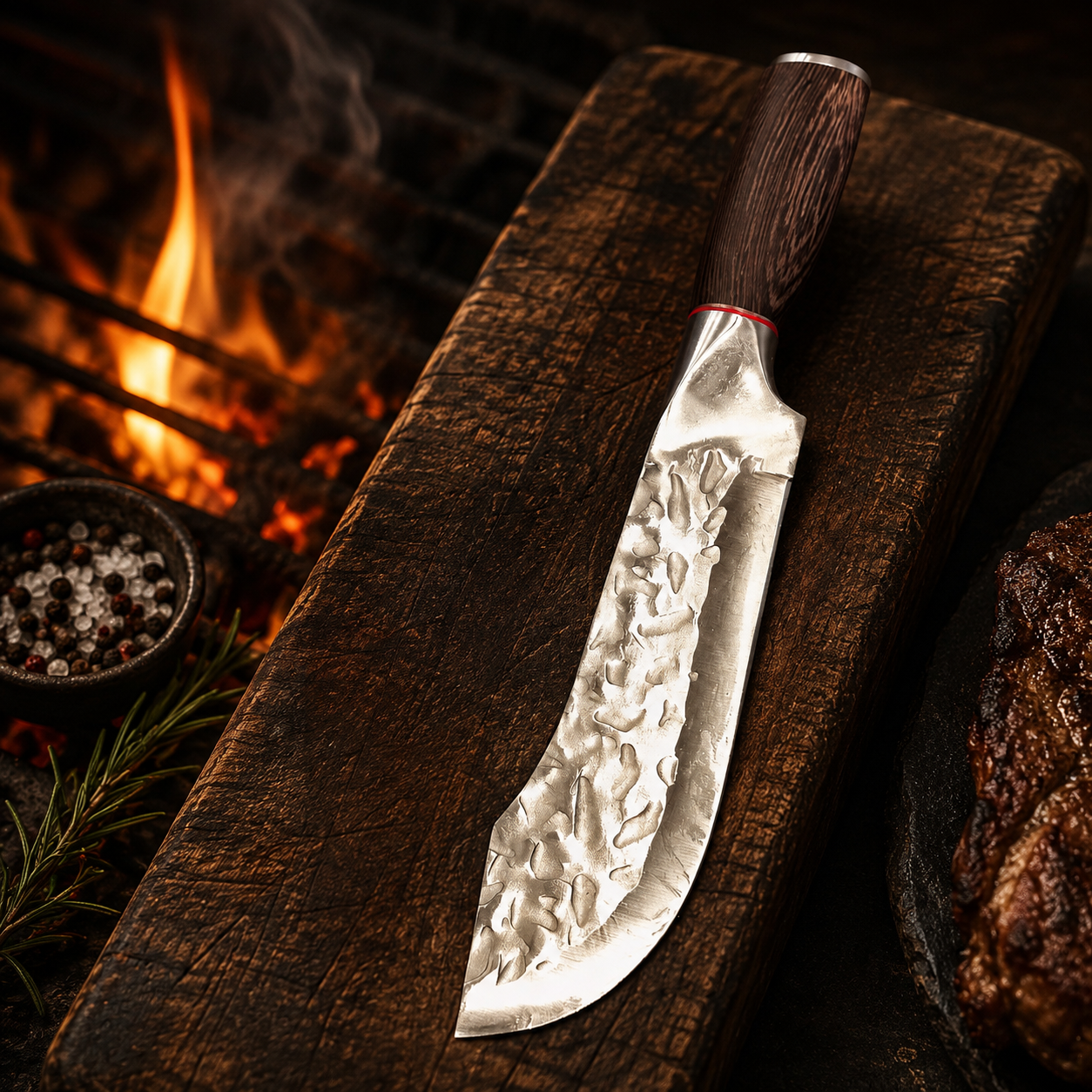 Cuchillo estilo Chef de 30 cm Rústico - Imagen 2