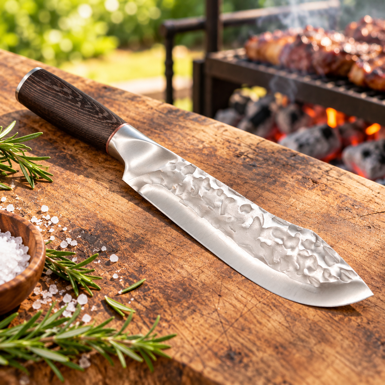 Cuchillo de acero modelo "Bravío"